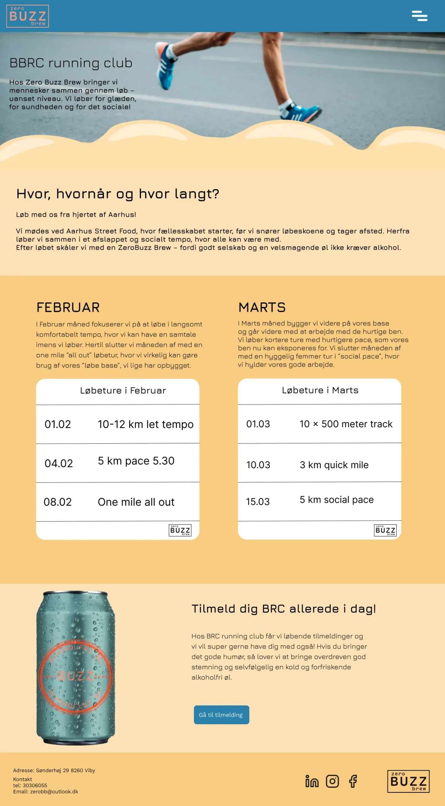 BRC Running Club – løbeklub tilknyttet ZeroBuzz Brew